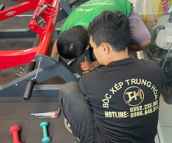 Vận chuyển và lắp đặt thiết bị phòng tập gym tại Gò Vấp